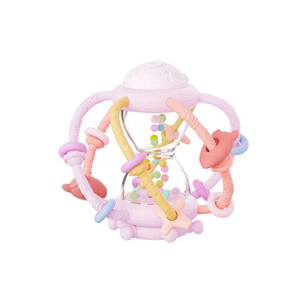Activity Hourglass Toy Pink