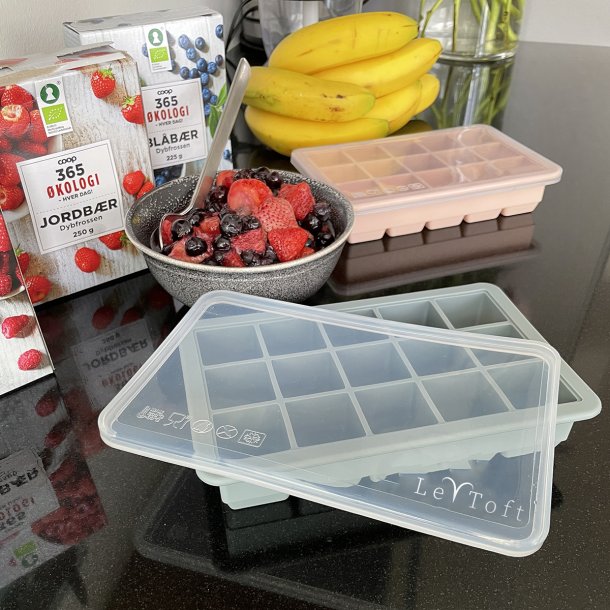 Le Toft Fryseboks Babymad 15 rum - Smokey green