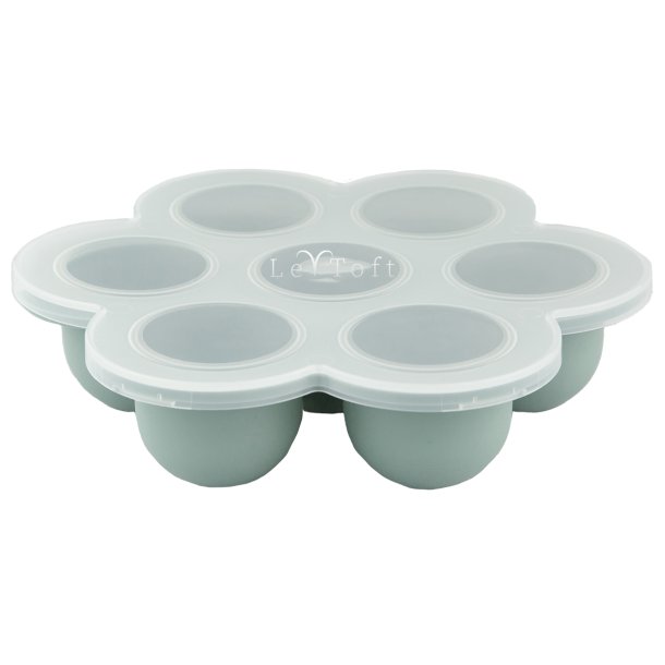 Le Toft Fryseboks Babymad 7 rum - Smokey green