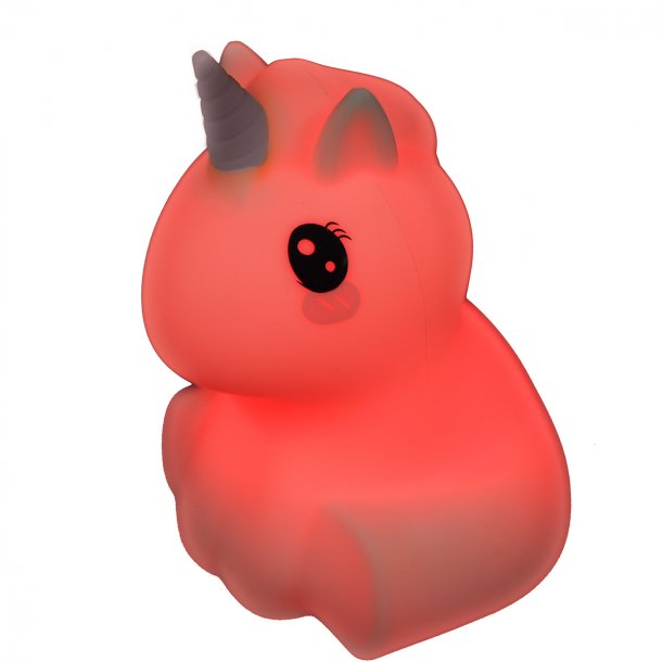 Bella The Unicorn natlampe med USB oplader