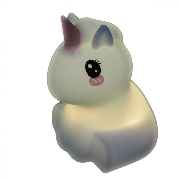 Bella The Unicorn natlampe med USB oplader