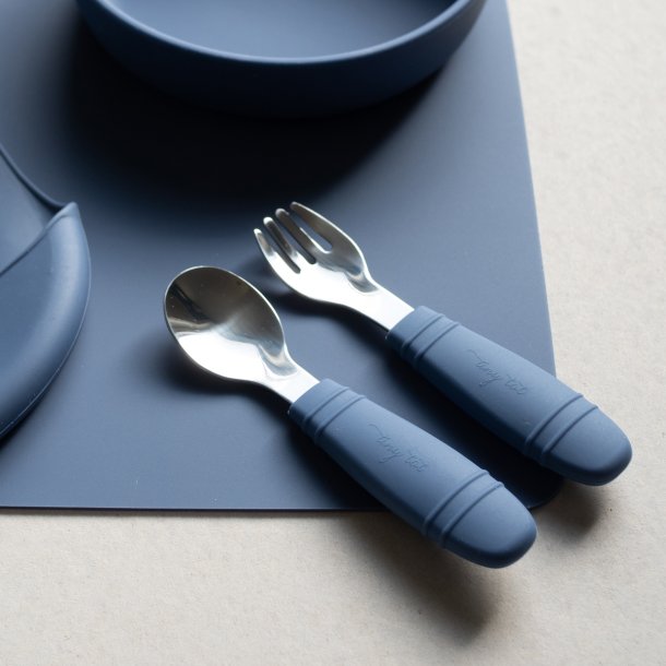 Tiny Tot Brnebestik Ske &amp; Gaffel Bl