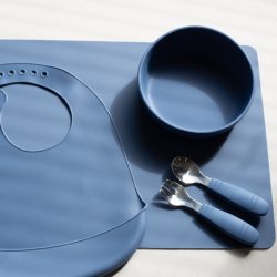 Tiny Tot Dkkeserviet Simply Silikone Himmelbl