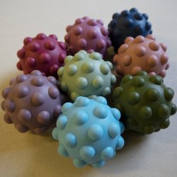 Sensory Silicone Fidget Ball - Dark Green