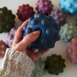 Sensory Silicone Fidget Ball - Skyblue