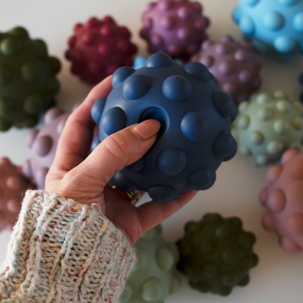 Sensory Silicone Fidget Ball - Skyblue