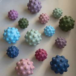 Sensory Silicone Fidget Small Balls - Blue