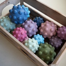 Sensory Silicone Fidget Ball - Blush