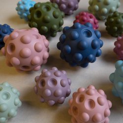 Sensory Silicone Fidget Ball - Blush