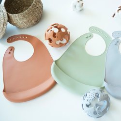 Tiny Tot Spisesmk Simply Silikone Stvet Grn