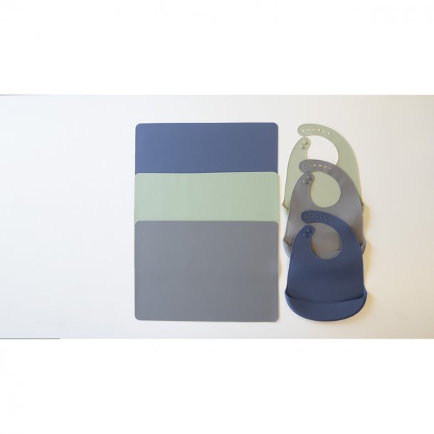 Tiny Tot Dkkeserviet Simply Silikone Stvet Grn