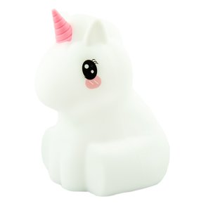 Bella The Unicorn natlampe med USB oplader