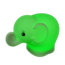 Molly The Elephant natlampe med USB oplader