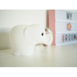 Molly The Elephant natlampe med USB oplader