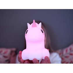 Bella The Unicorn natlampe med USB oplader