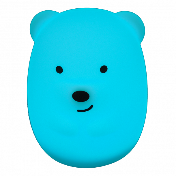 Viggo The Bear natlampe med USB oplader