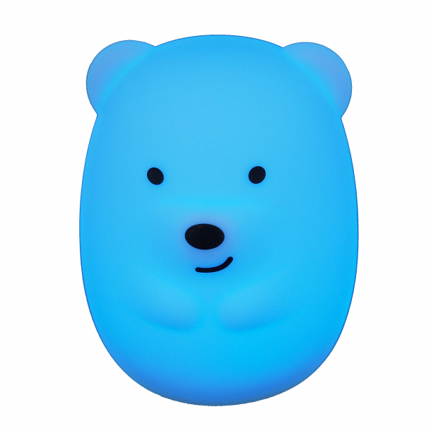 Viggo The Bear natlampe med USB oplader