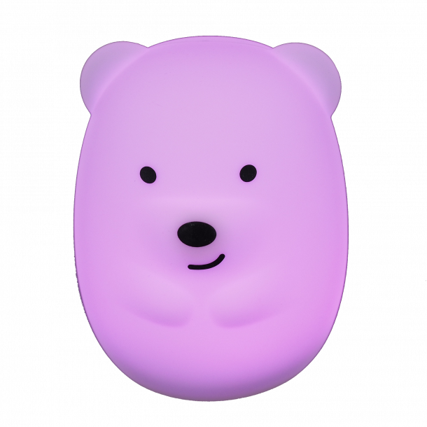 Viggo The Bear natlampe med USB oplader