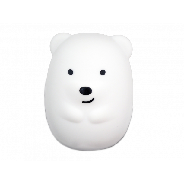 Viggo The Bear natlampe med USB oplader