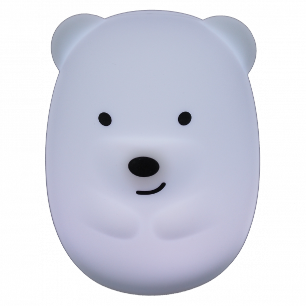 Viggo The Bear natlampe med USB oplader