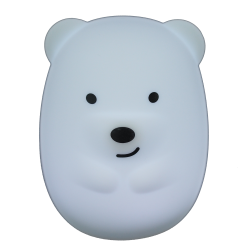 Viggo The Bear natlampe med USB oplader