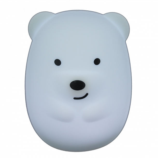 Viggo The Bear natlampe med USB oplader