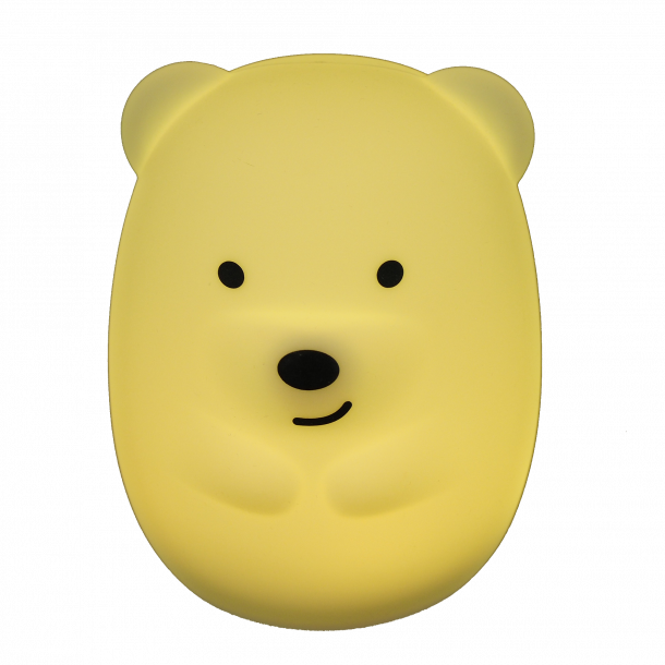 Viggo The Bear natlampe med USB oplader