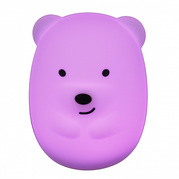 Viggo The Bear natlampe med USB oplader