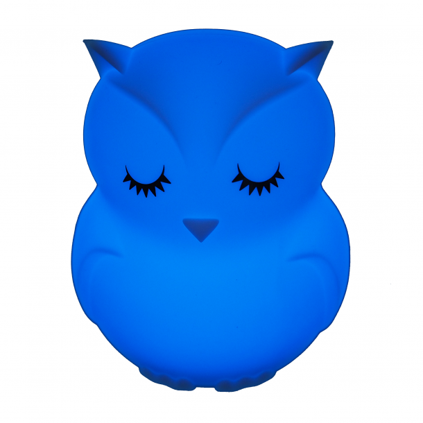 Otto the Owl natlampe med USB oplader