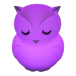 Otto the Owl natlampe med USB oplader