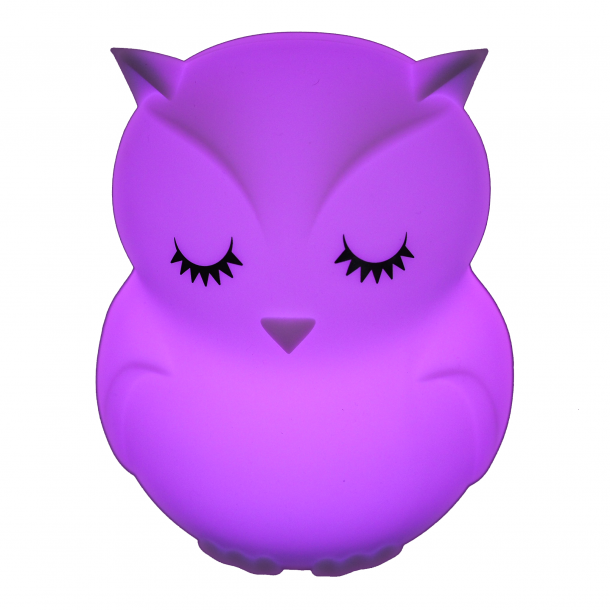 Otto the Owl natlampe med USB oplader