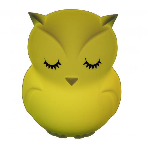 Otto the Owl natlampe med USB oplader