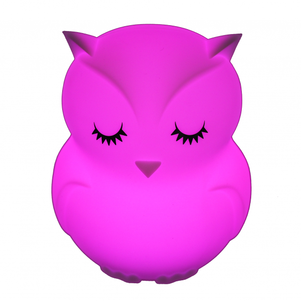 Otto the Owl natlampe med USB oplader