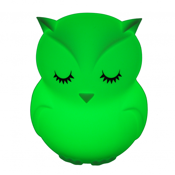 Otto the Owl natlampe med USB oplader