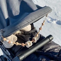 Tiny Tot Barnevognskde Nordic Love Havre + Sne hvid