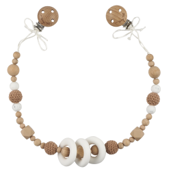 Tiny Tot Barnevognskde Nordic Love Havre + Sne hvid