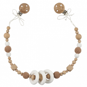 Tiny Tot Barnevognskde Nordic Love Havre + Sne hvid