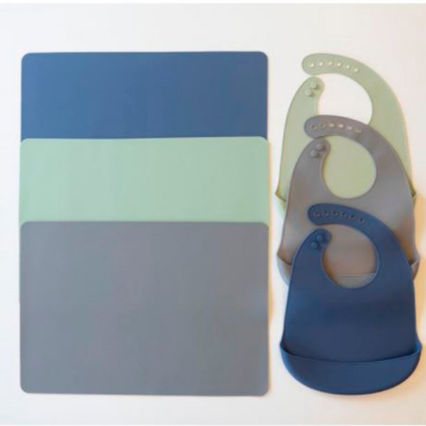 Tiny Tot Dkkeserviet Simply Silikone Himmelbl