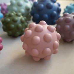 Sensory Silicone Fidget Ball - Blush