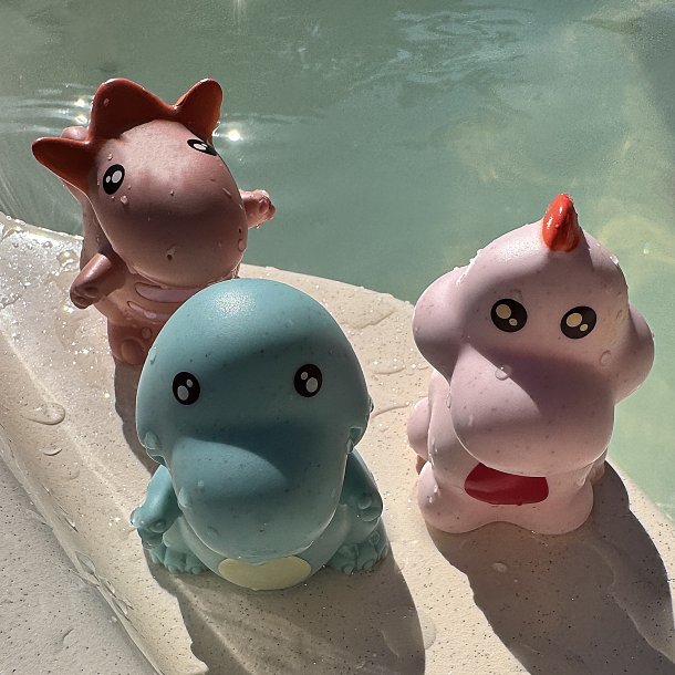 Bath Toy Small Dinosaurs 3 pcs.