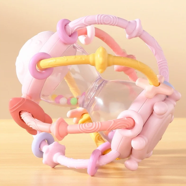 Activity Hourglass Toy Pink