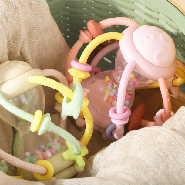 Activity Hourglass Toy Pink